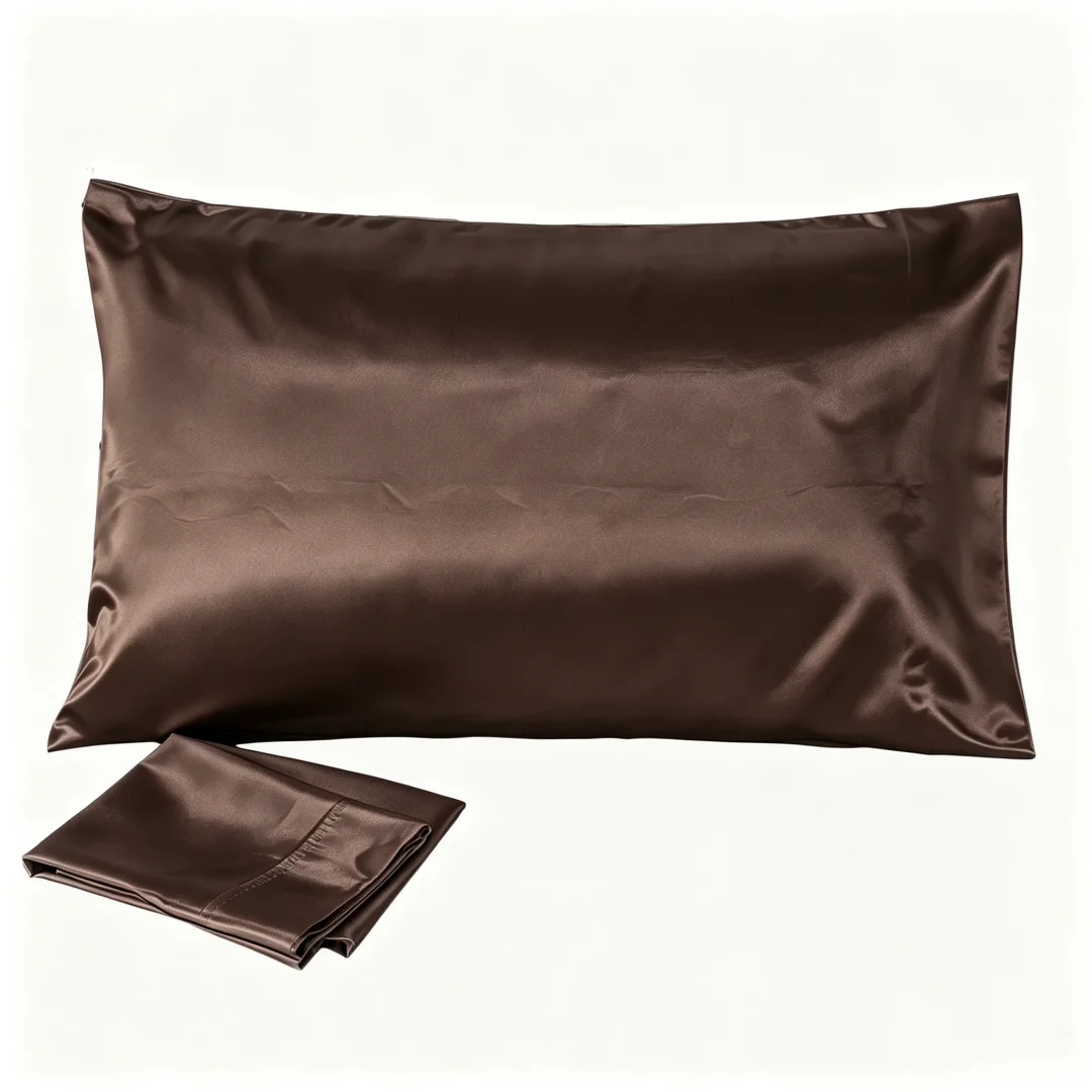 1 stuks satijnen kussensloop v - Satin Silk Pillowcase Hair Skin recensie en prijs