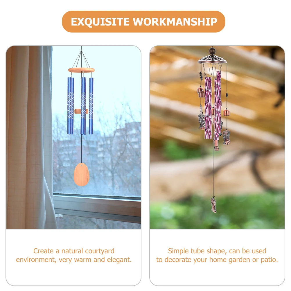 

Wind Chime Accessory Kit 50Pcs Aluminum Pipes DIY Wind Bell Craft Tool for Living Room Essential