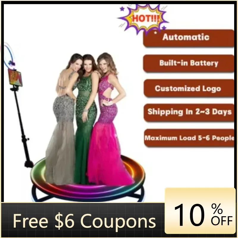 

DZ WJW CJM Advanced customized products 360 Degree Rotating Platform Photo Booth