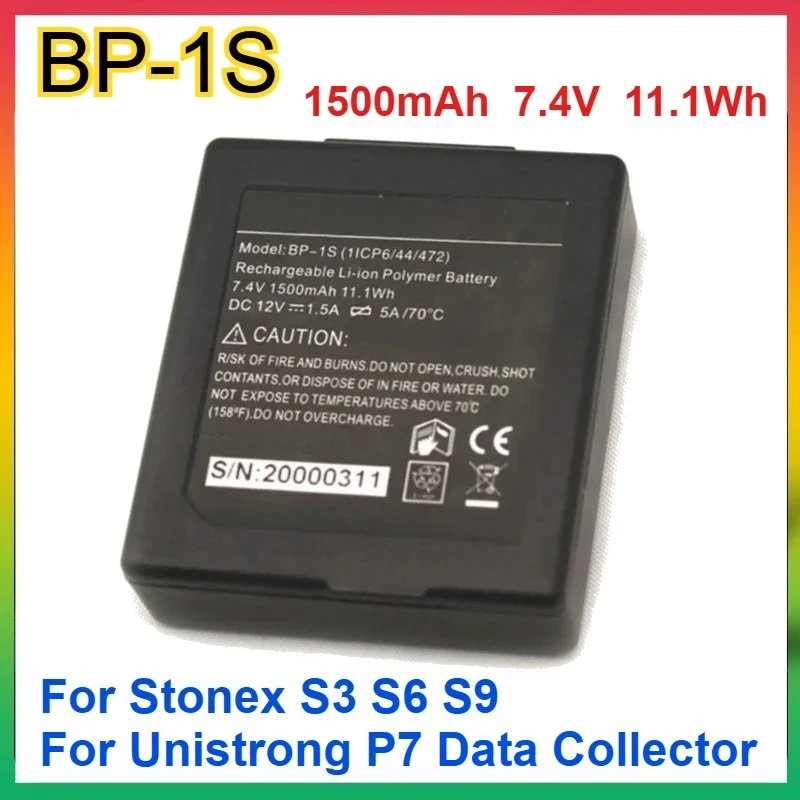 

BP-1S High-Quality Battery 7.4V 1500MAH for Stonex S3 S6 S9 for Unistrong P7 Data Collector LI-ion Battery