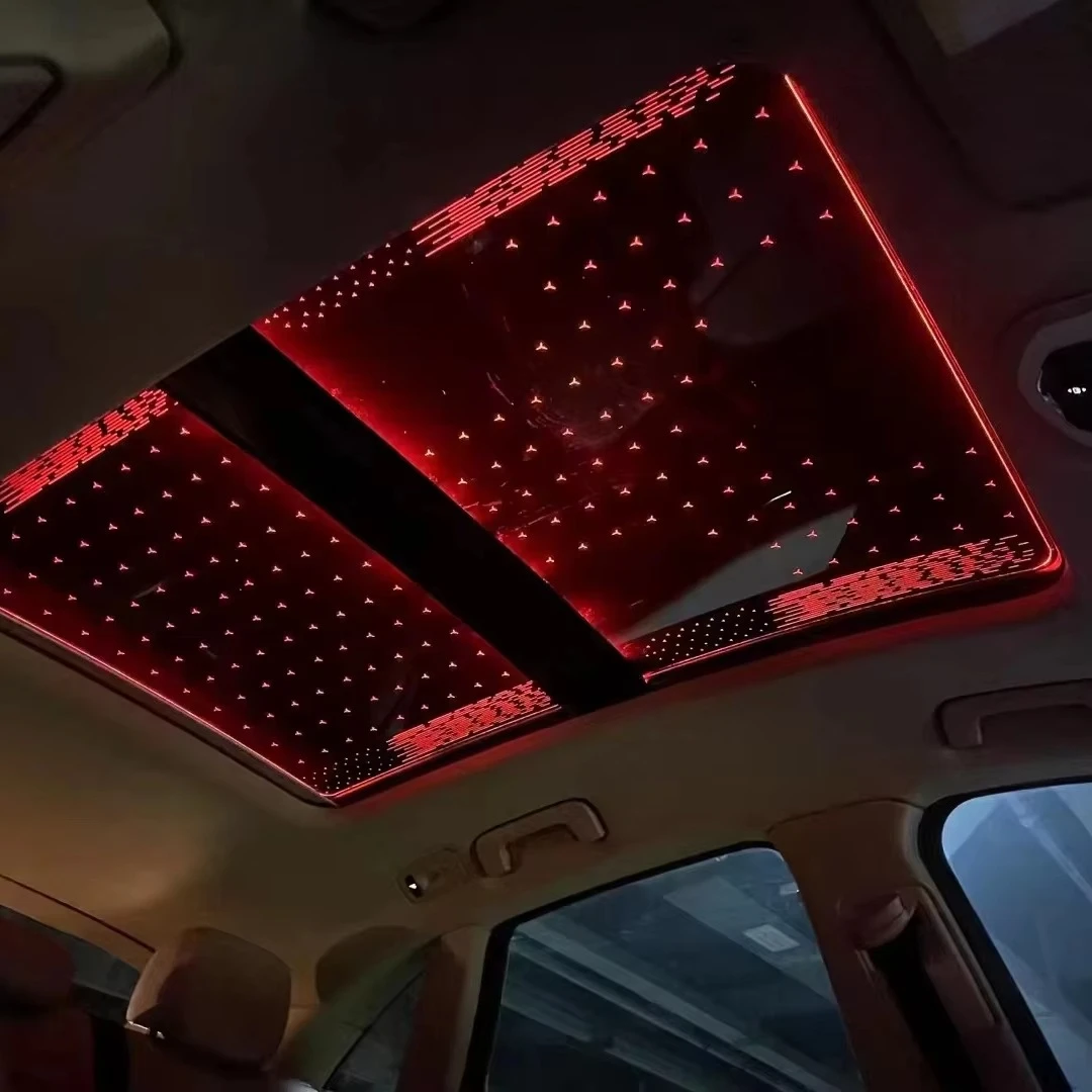 General Motors Sunroof Rainbow Film Sparkling Starry Sky Automotive Sunroof Explosion Proof Sunscreen Protective Film