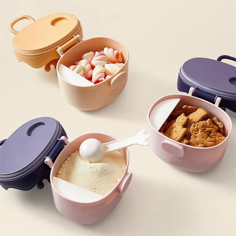 Baby Milk Powder Box Portable on-the-go Milk Powder Box with Separate Packaging