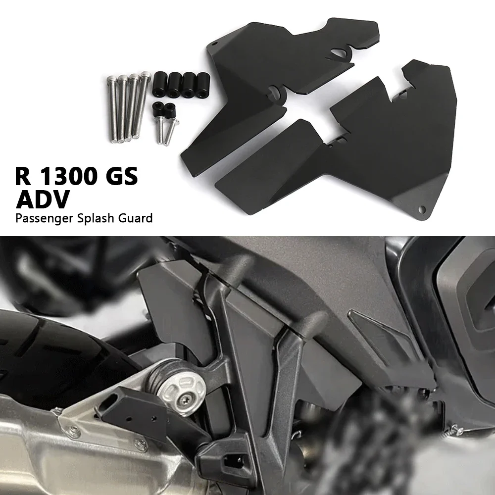 Motorcycle Rear Seat Foot Pedal Mudguard Fender Cover Passenger Splash Guard For  R1300GS R 1300 GS r1300gs 2023-2025