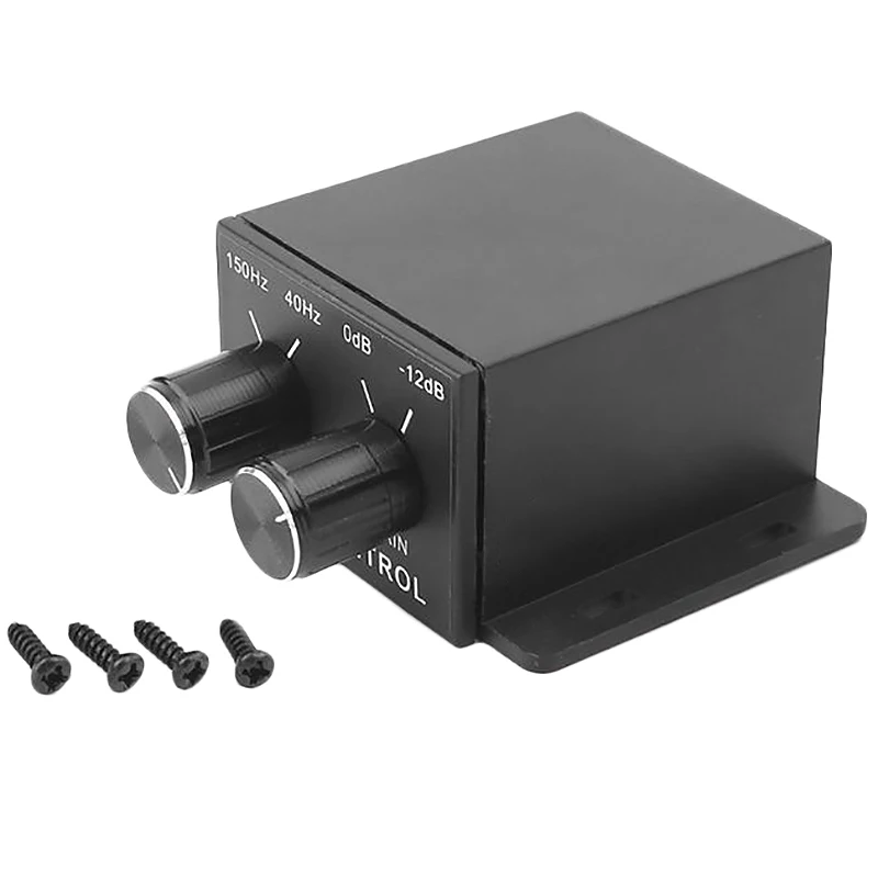 New Car Power Amplifier Audio Regulator Bass Subwoofer Equalizer Crossover Controller 4 Rca Adjust Line Level Volume Amplifier-X