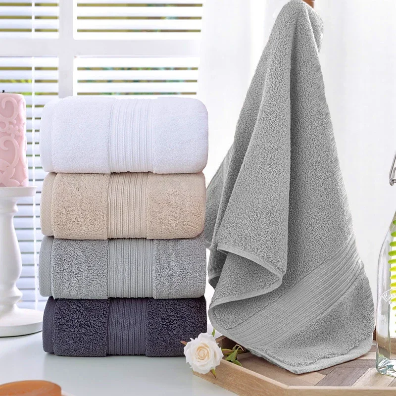 100% Thickened  Cotton Towel Machine Washable and Soft High Quality Bath Towel for Hand Face Cleaning Extra-Large 40*80cm