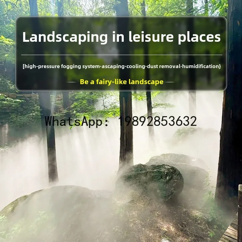 X8  garden scenic restaurant small fog forest system landscaping cooling spray high pressure timing equipment