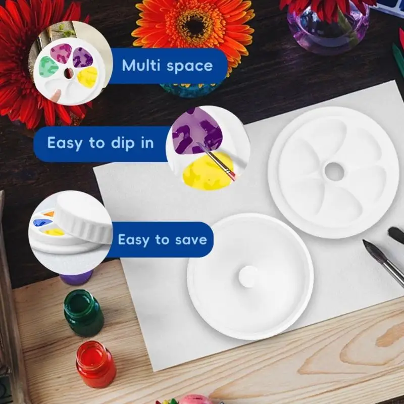 مجموعة ألوان فنية ضيقة جديدة لعام 2025 للطلاب والفنانين طبق خلط الطلاء المستوحى من جرة البناء الحجري