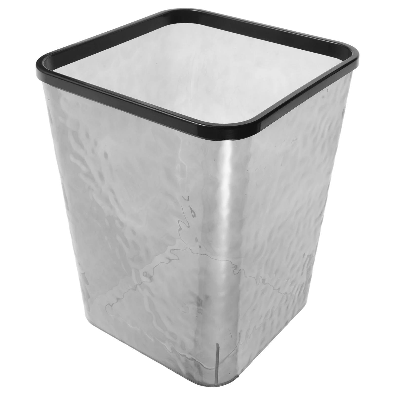 

Transparent Trash Can Large Capacity Plastic Bathroom Waste Bin for Kitchen Living Room Bedroom Rubbish Bin Stylish Design