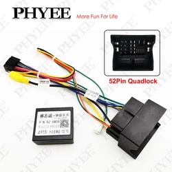 Quadlock Wiring Harness Adapter CAN Bus Box 16 Pin Plug Connector Car Android Cable for VW Golf 7 Jetta Polo CC Caddy Tiguan