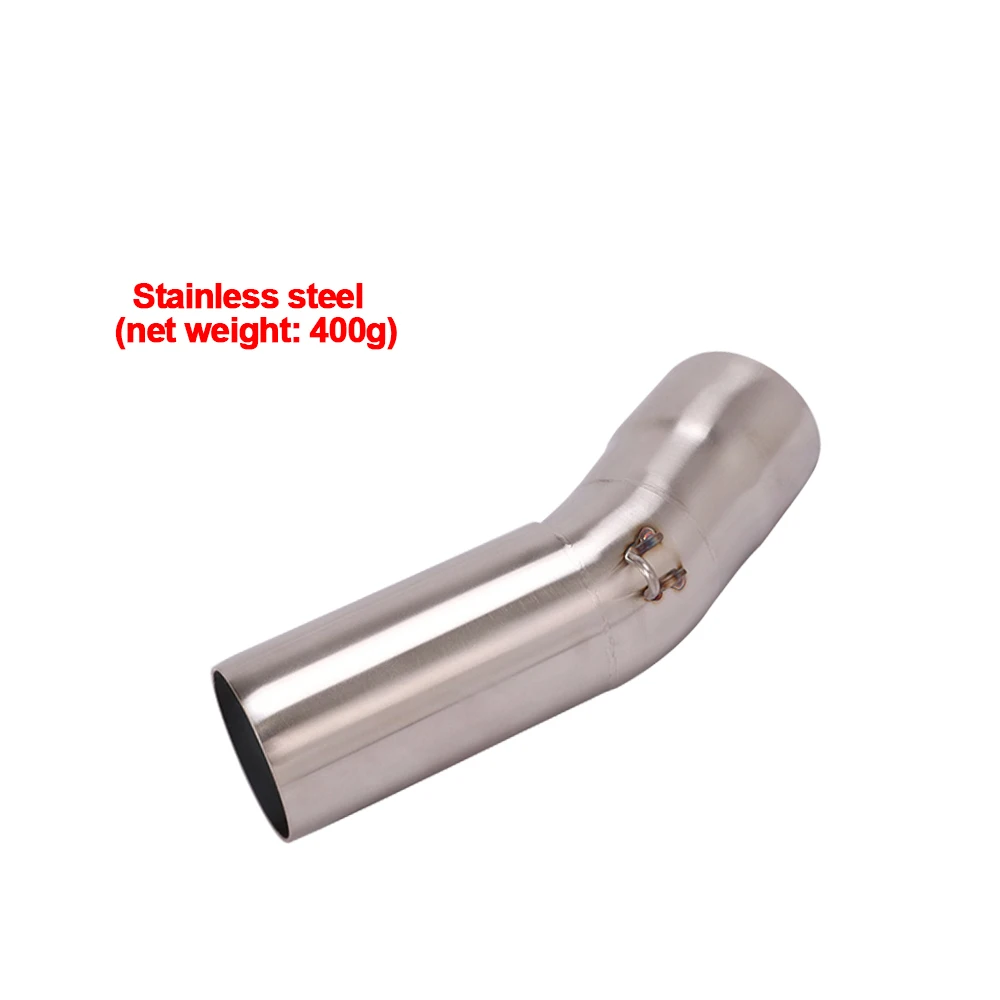 

Motorcycle Exhaust Stainless Steel Middle Link Pipe Tube Muffler With DB Killer For Kawasaki ZX6R 2009-2023
