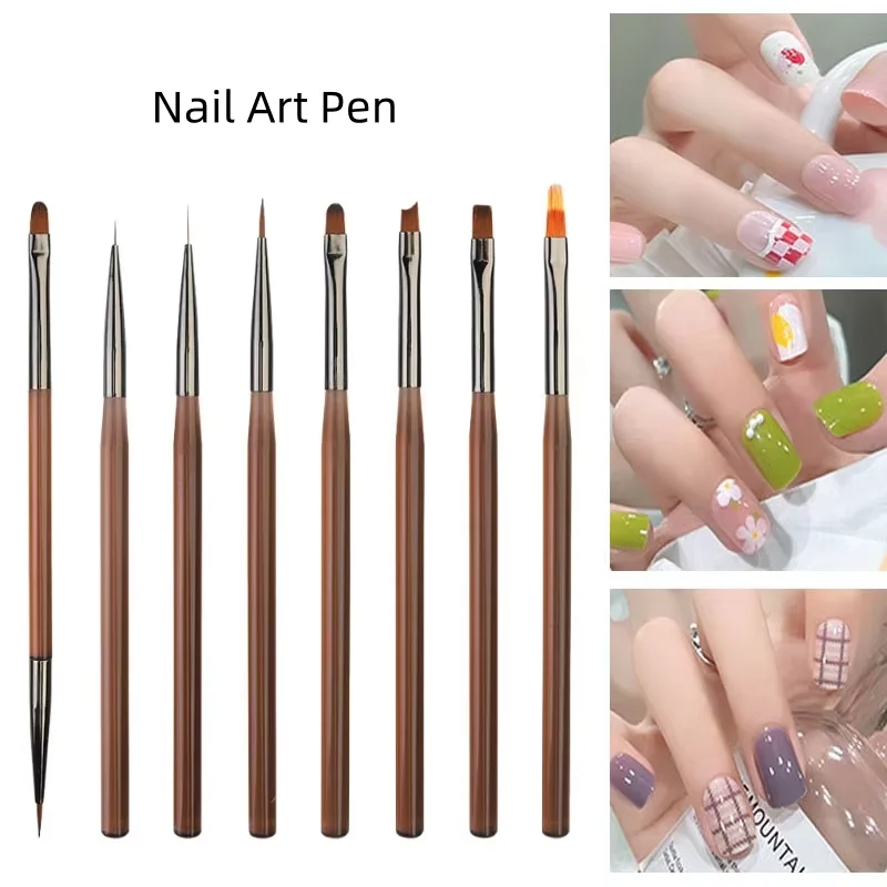 9Pcs Nail Art Pen B…