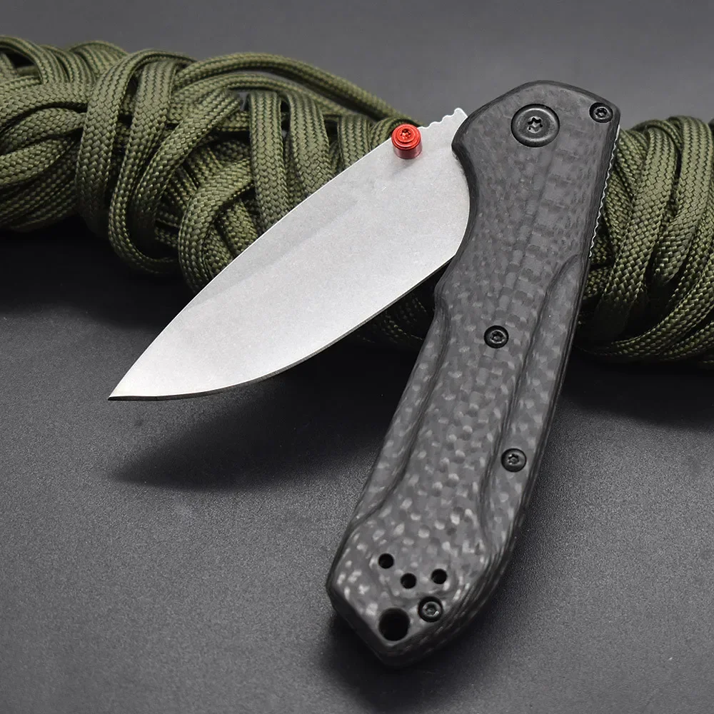 Mini Freek 565-1 Carbon Fiber Handles Pocket Folding Knife D2 Blade Camping Outdoor EDC Tactical Knives Camping Hunting Tool