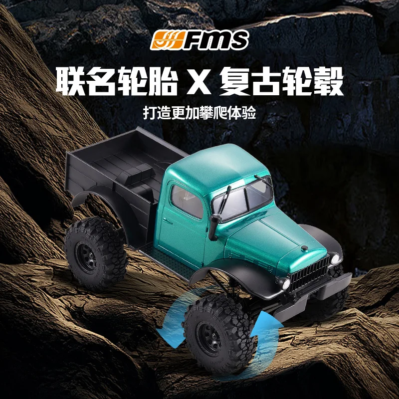 FMS 1/24 FCX24 Small Odd Car Hopper RC Remote Control Model Car Simulation Brushless Electric Climbing Off-road Vehicle