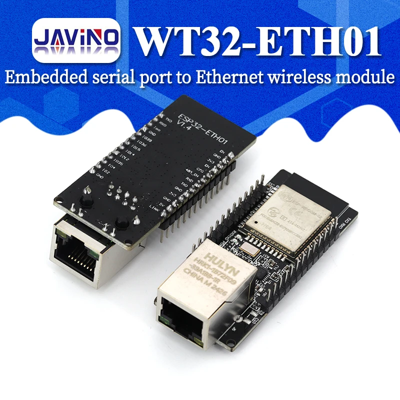 WT32-ETH01 Embedded Serial Port Networking Bluetooth-compatible Ethernet WIFI Combo Gateway MCU ESP32 Wireless Module WT32 ETH01