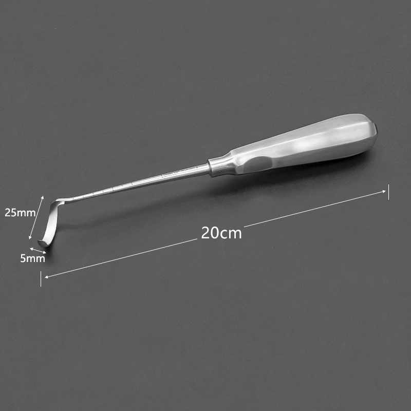 

Stainless steel rib cartilage periosteal peeler U-shaped nasal cartilage peeler Left and right nose plastic beauty instrument