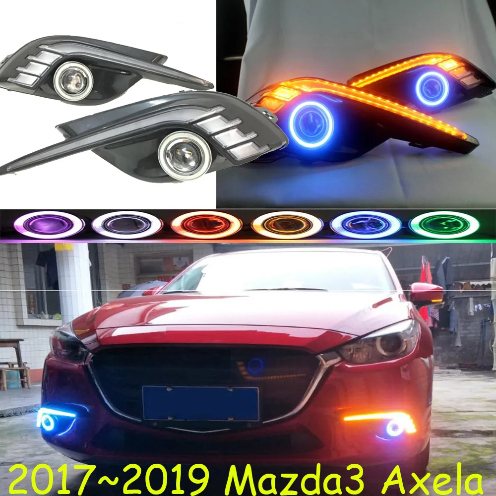 2017~2019y car bumper head light for Mazda3 mazda 3 axela fog light car accessories headlight for axela projector lens light