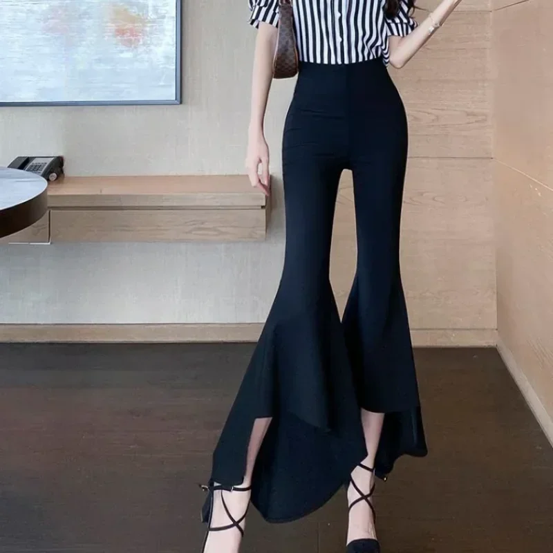 Women's Pants Trends 2025 Slacks Female Trousers Korean Fashion Aesthetic One Size Casual New In 90s High Quality Y2k Streetwear