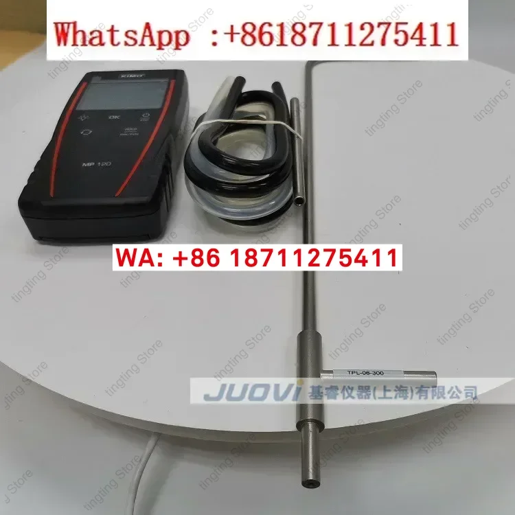 MP120L portable differential pressure anemometer with TPL-06-300 pitot tube handheld