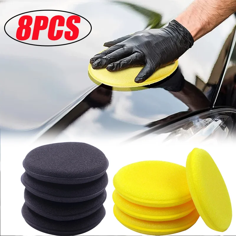 

Car Waxing Polish Foam Sponge Ultra Fine Refined Foam Applicator Cleaning Detailing Pads Curing and Polishing Sponges