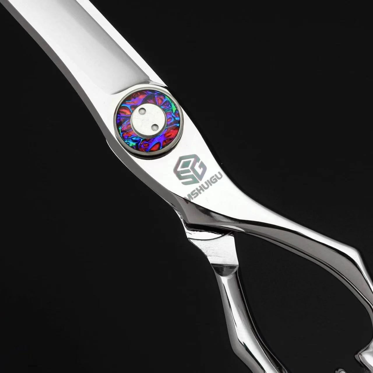 MSHUIGU Professionelle Friseurschere, 15,2 cm, multifunktionale Haarausdünnungsschere, japanischer VG10-Stahl, Salon-Haarwerkzeuge – Detail 16