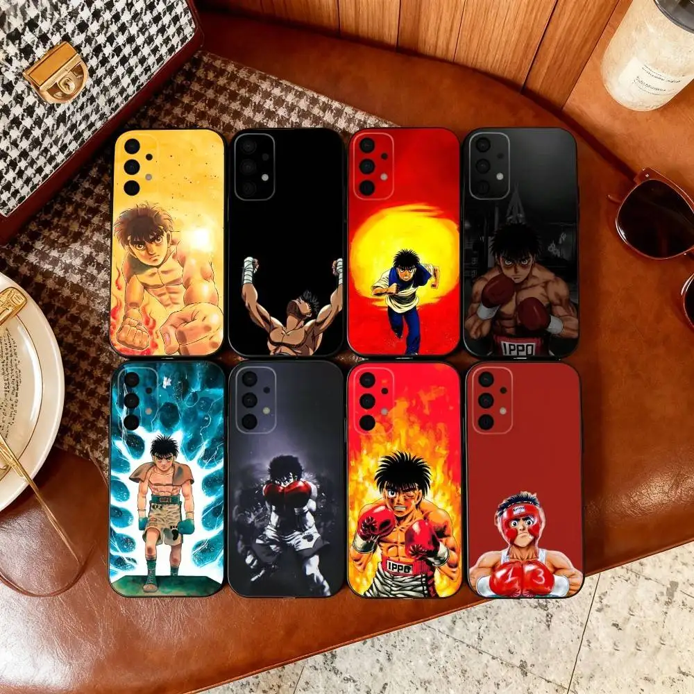 

B-Boxing H-Hajime-E no Ippo Phone Case For Samsung Galaxy A73,A72,A71,A70,A53,A52,A51,Soft Silicone Black Cover