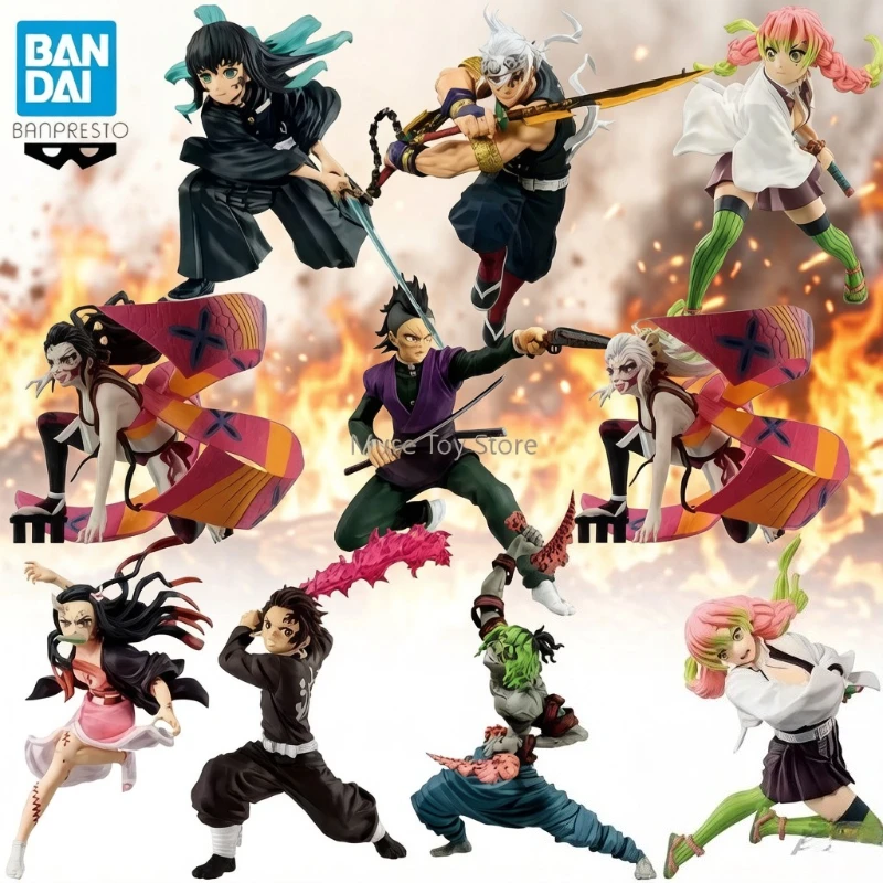 

В наличии: Оригинальная фигурка Banpresto Vibration Stars Demon Slayer — Токито Муичиро, Канроджи Мицури, Камадо Незуко. Аниме-модель, игрушка.