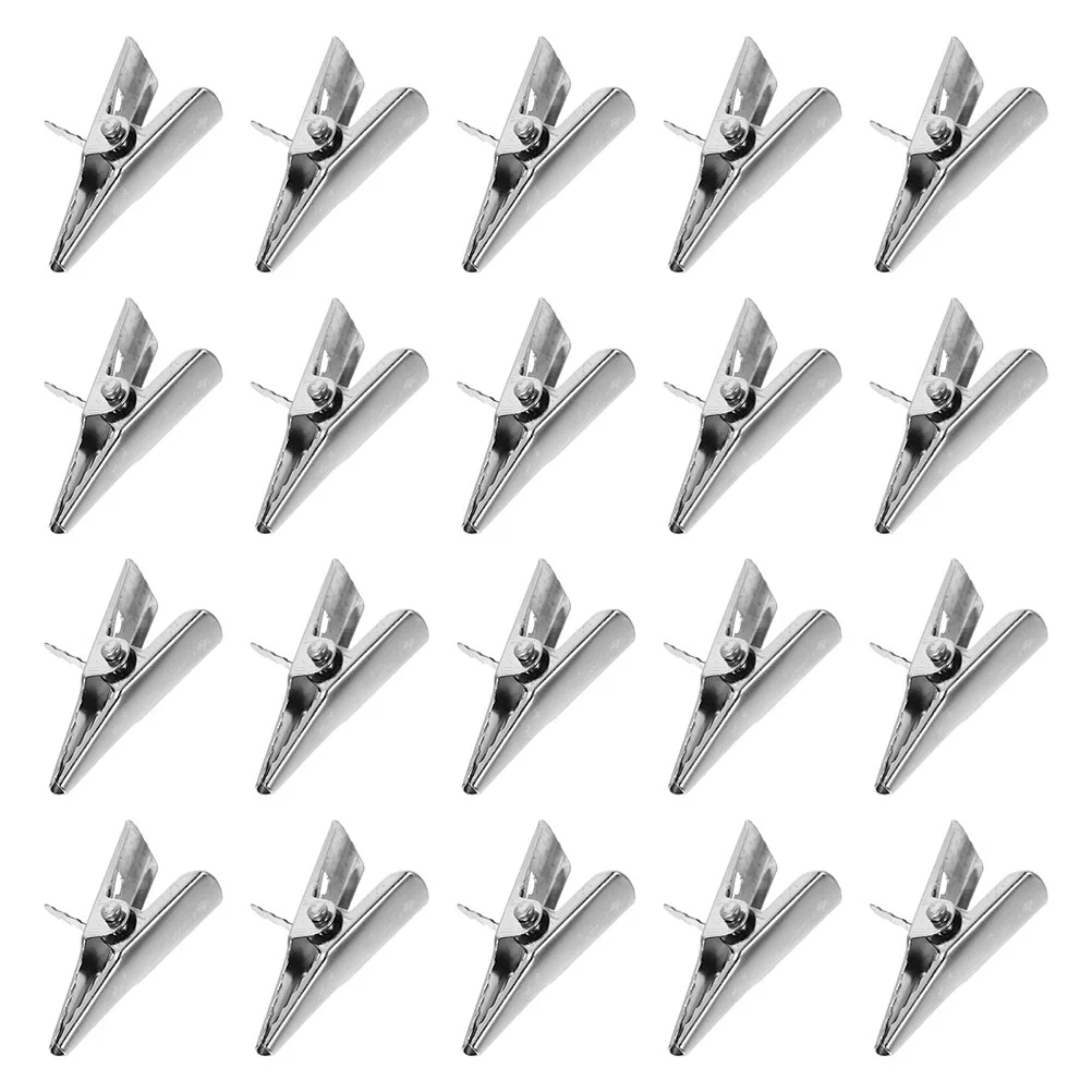 

25 Pcs Clip Christmas Ornaments Decorations Clips Multifunctional Decors Silver