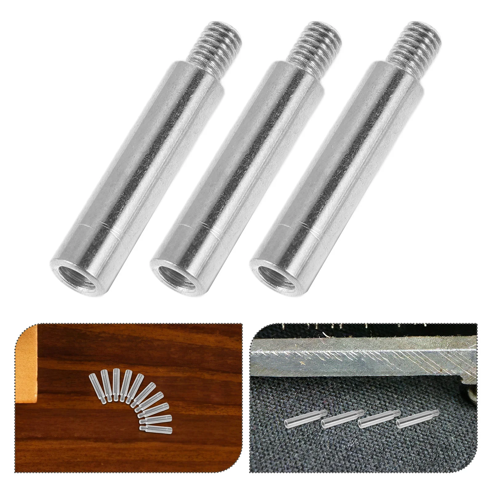 

10Pcs Music Box Core Replacement Metal Extension Rod 25Mm Spindle Extension Shaft Longer Bar Repair Parts for Music Box