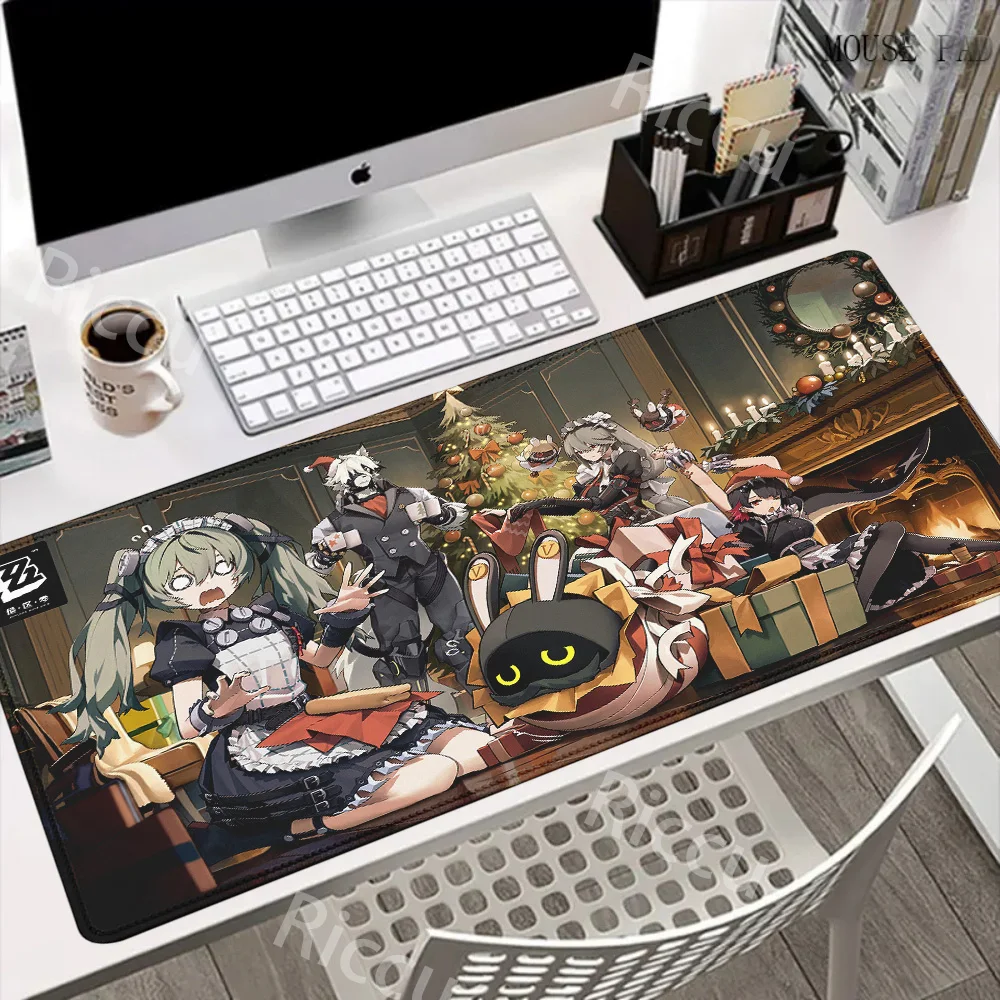 

Game Zenless Zone Zero Mouse Pad Large Rubber Tablepad PC Game Mousepad Laptop Desk Pad XXL Non-slip Computer Keyboard Mouse Mat