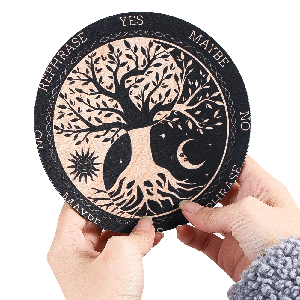 Diatomite Coaster Display Stand Tree of Life Absorbent Cup Coasters Drink Coffee Placemats YOGA MEDITATION Home Kitchen Decor