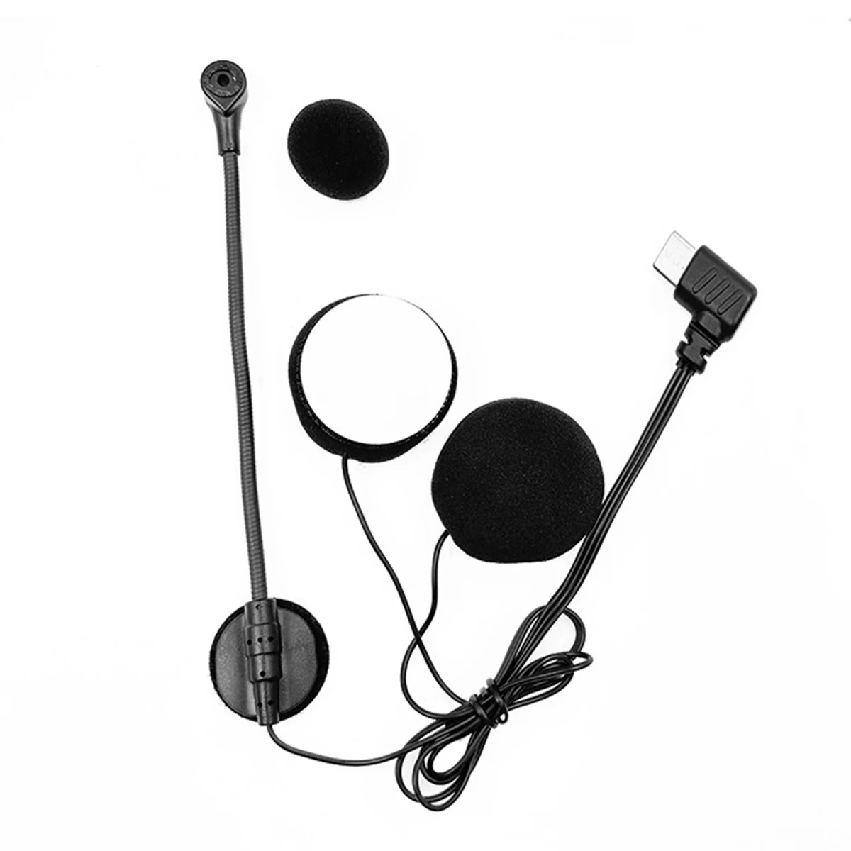 Altavoz con micrófono tipo C para cascos de media máscara