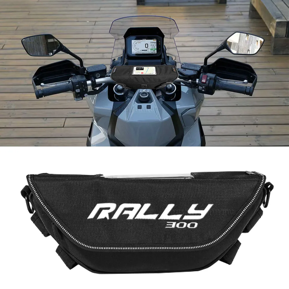 

For RALLY 300 Waterproof motorcycle handlebar travel navigation bag