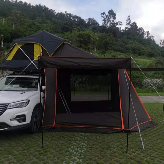 

Overland Camping Car Side Sunshade Tent Car Tail Awning Match Roof Top Tent Car Rooftop Tent Annex Awning