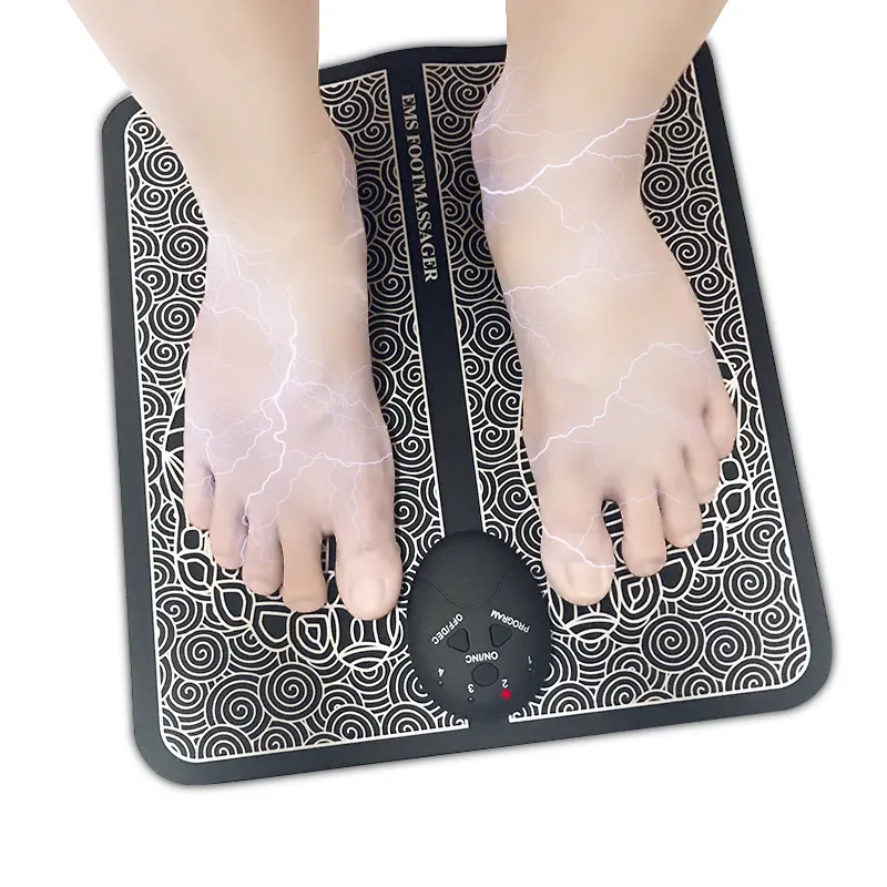 

EMS Muscle Machine TENS Fisioterapia Saude Electric Foot Massager Foot Mat Cushion Masajeador Blood Circulation Acupunctur Pad