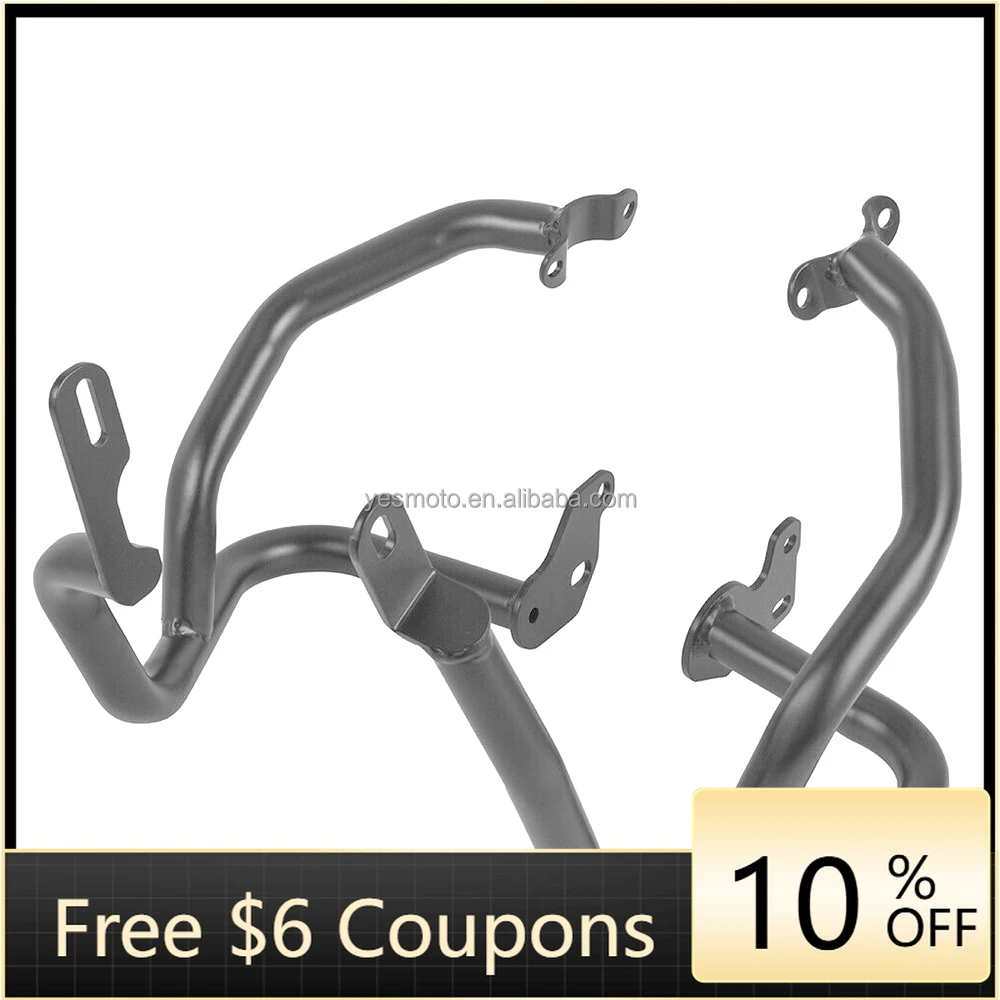 STLF Motorcycle Highway Engine Guard Crash Bar for CFMOTO 400NK 650NK 2017 2018 Black