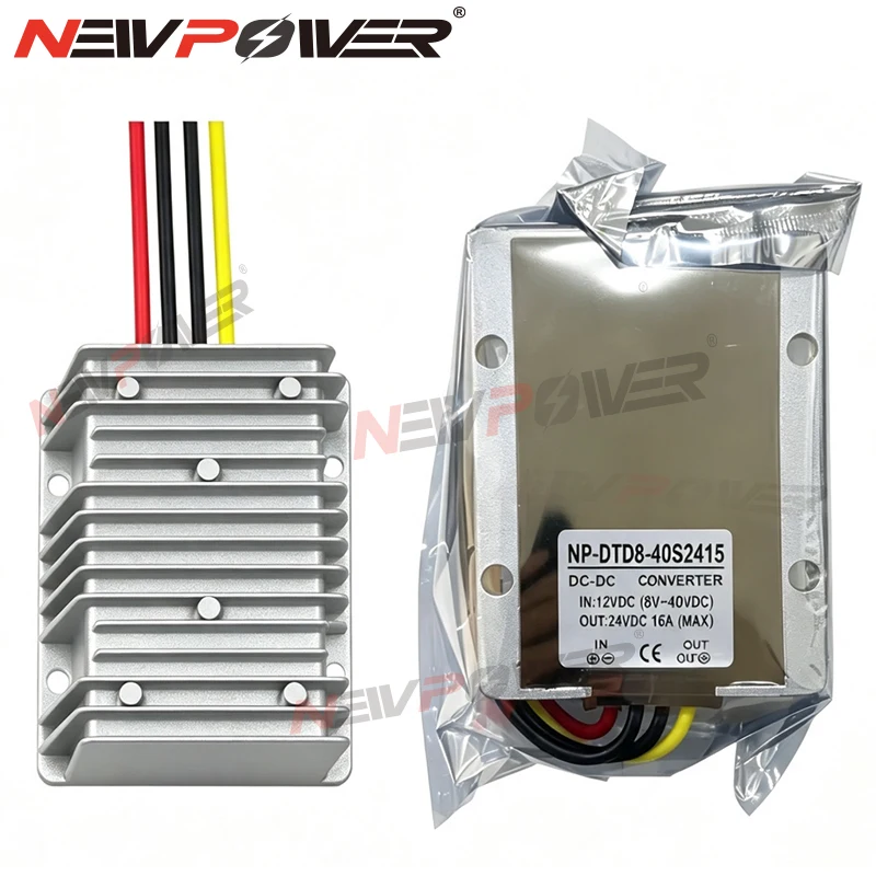 Stable 8-40V To 12V 15A20A25A Voltage Regulator 9V12V24V28V36V to 24V 15A Automatic Step-up/Step-down Power Supply DC Converter