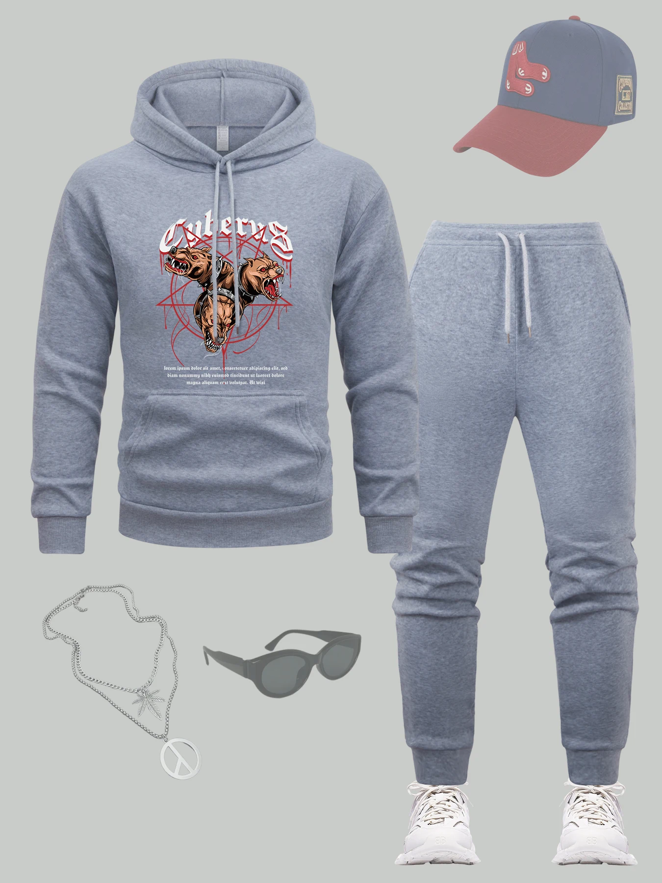 

Spider Undercover Dream Prints Mens Hoodie Set Pocket Casual Pullover Soft Autumn Jogging Pants Sport Comfortable Sweatpants