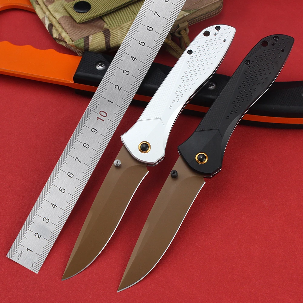 BM 710 High Hardness S90v Pocket Folding Knife Aluminum Handle Portable Tactical Hunting EDC Knives Outdoor Survival Tool