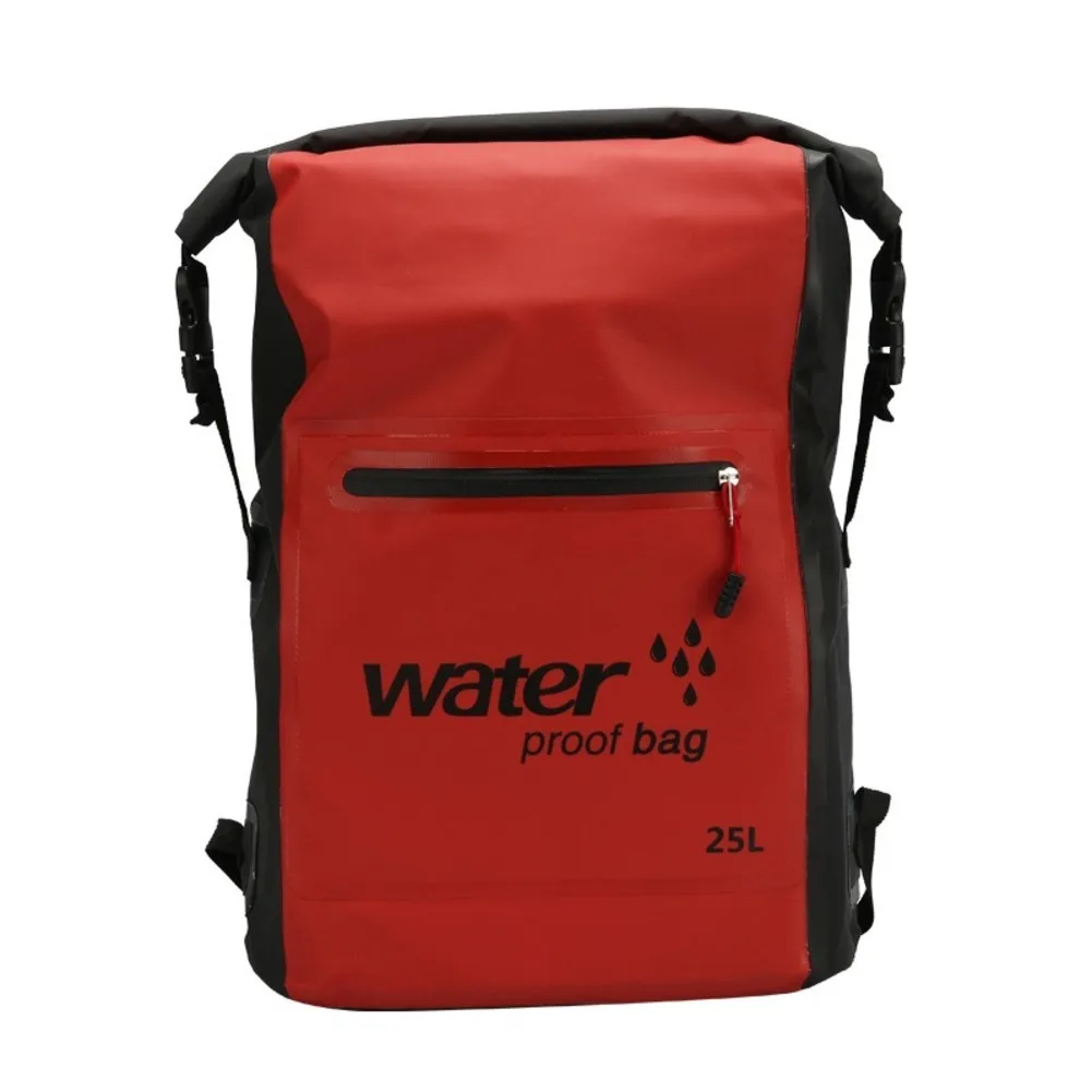 

25L Waterproof Mountaineering Bag Foldable Design with Tear Resistant PVC Mesh Fabric for Hiking and Outdoor Adventures