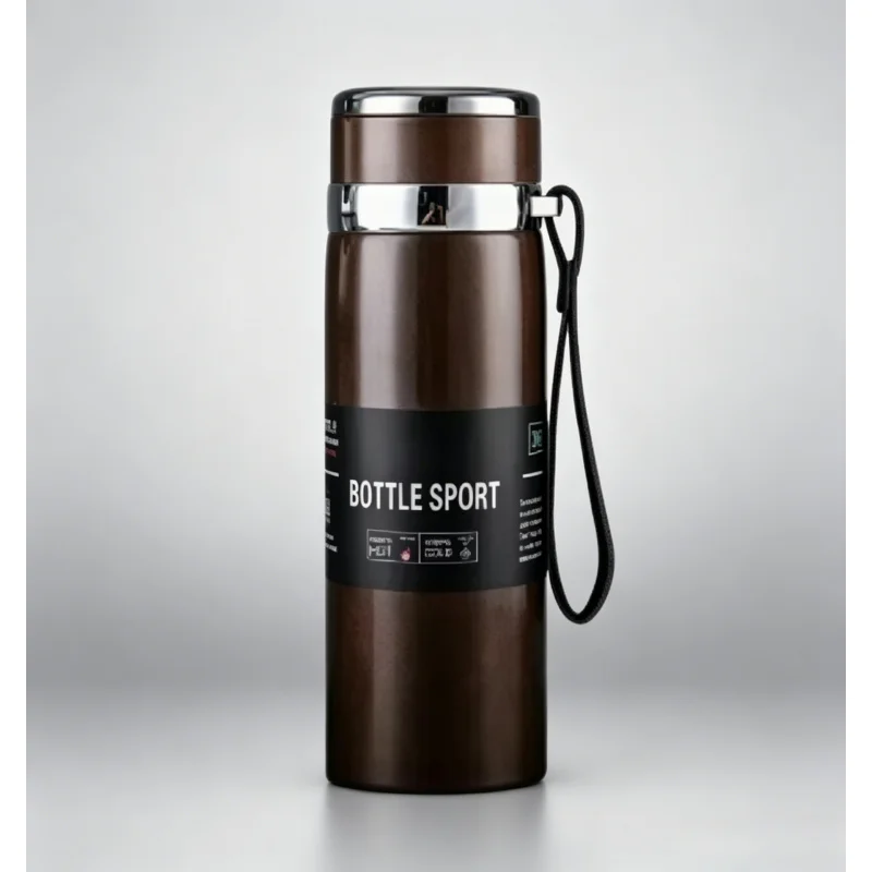 

1 Liter Stainless Steel Vacuum Thermos, Insulated Water Bottle for Coffee, Tea, Hot and Cold Beverages