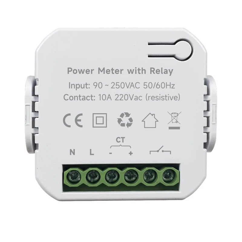 TUYA Smart Life Wifi Energy Meter 120A With On/Off 1 Transformer PV Solar Bi-Directional Multifunction Energy Meter Easy Install