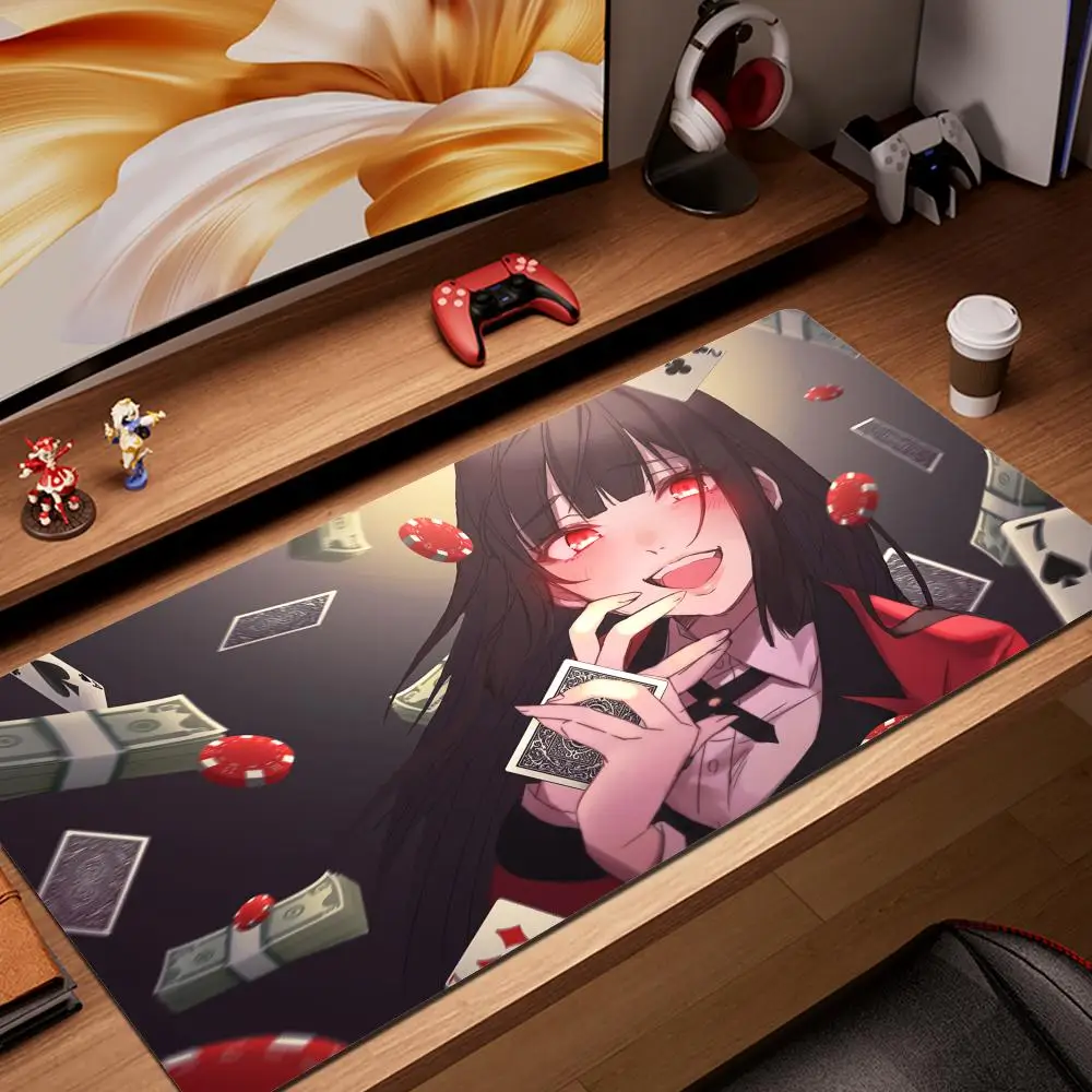 Anime Mouse Pad Gamer Computer Gaming Accessories MousePads Mouse Mat Tapis De Souris коврик для мыши Kakegurui Yumeko Jabami