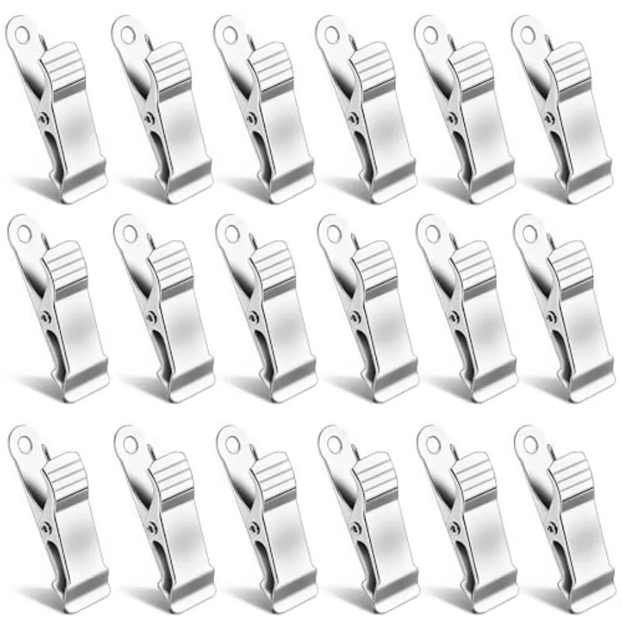 Pcs Small Metal Clips Spring Mini Clamps for Crafts, Metal Clamps for Baking, Stainless Steel Small Clips for Backdrop Office P