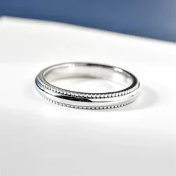 CAOSHI Metal Silver Color Finger Rings for Female Daily Wearable Jewelry Simple Fashion Modern Versatile Accessories for Women