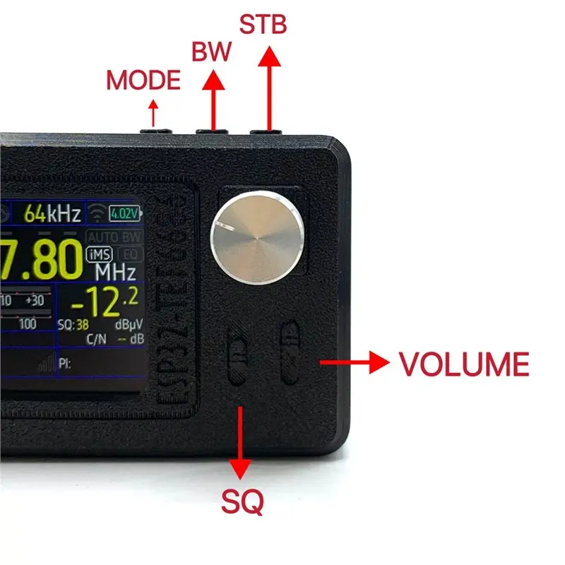 ABLN-New Mini TEF6686 DSP Radio Receiver ESP32 Chip Full Band FM/LW/MW/SW PE5PVB Open-Source Design
