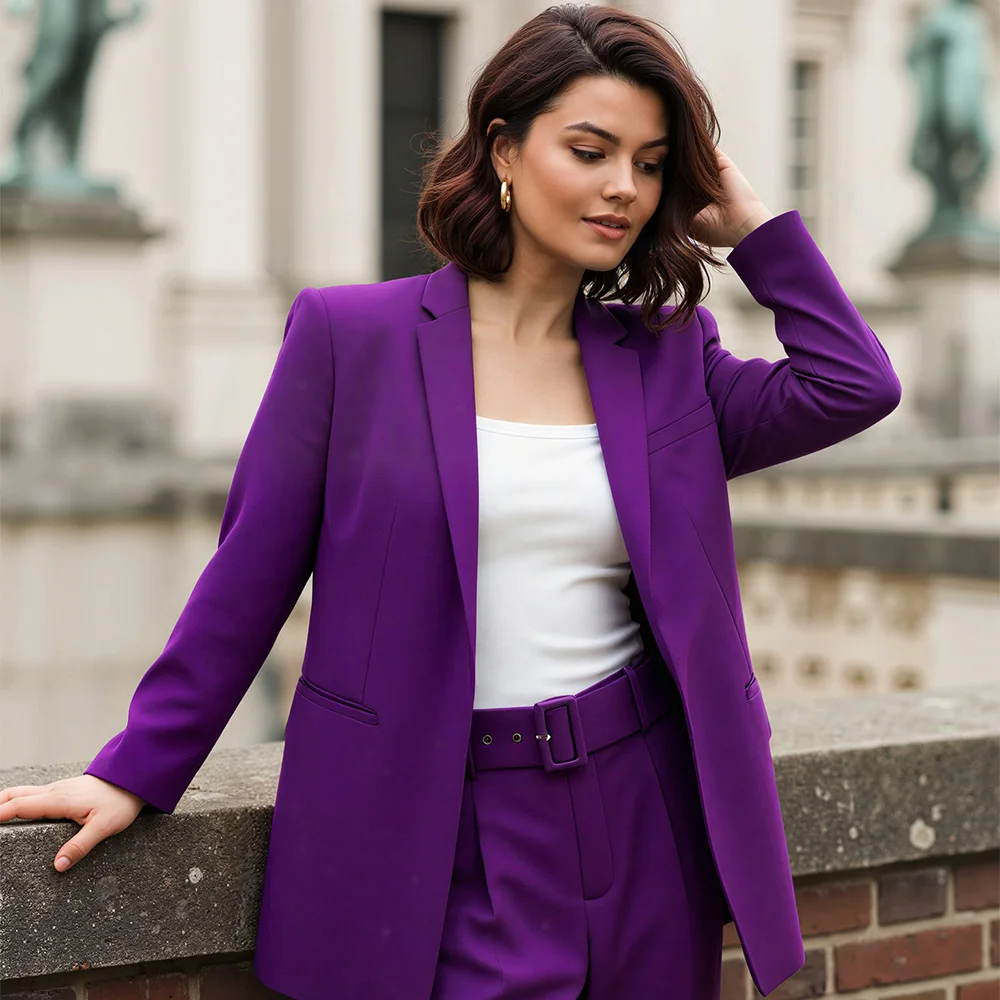 

Новый осенне-зимний модный повседневный женский брючный костюм для поездок на работу