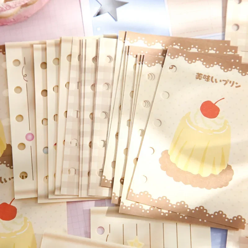 M5 30 قطعة فضفاضة ورقة الملء ملاحظات لاصقة الكورية نمط اليدوية دفتر الملء ملاحظة تدوين لزجة اوراق الملاحظات الطلاب القرطاسية #1