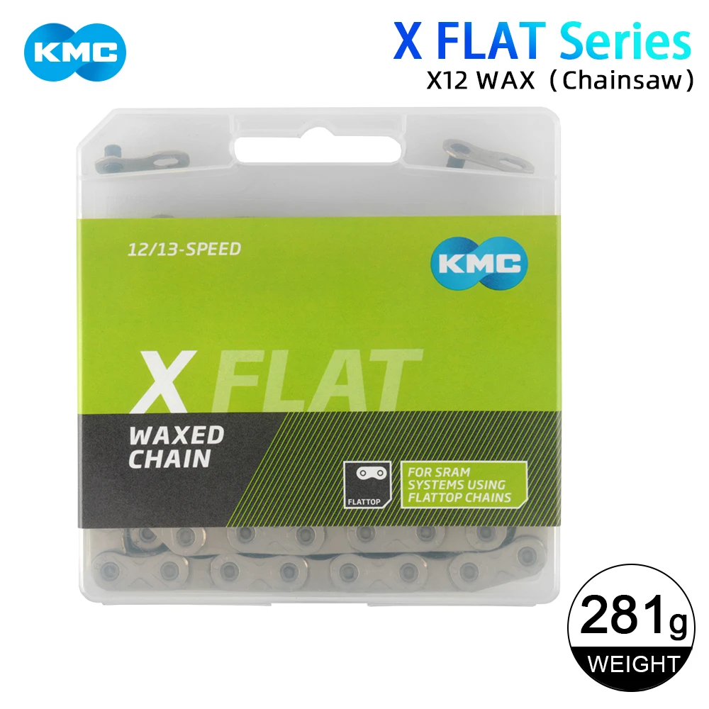 KMC X Flat 12 Speed Bicycle Chain Flattop MTB Chains 12S Curren Road Bike Chain for Shimano DA Sram RED image 3