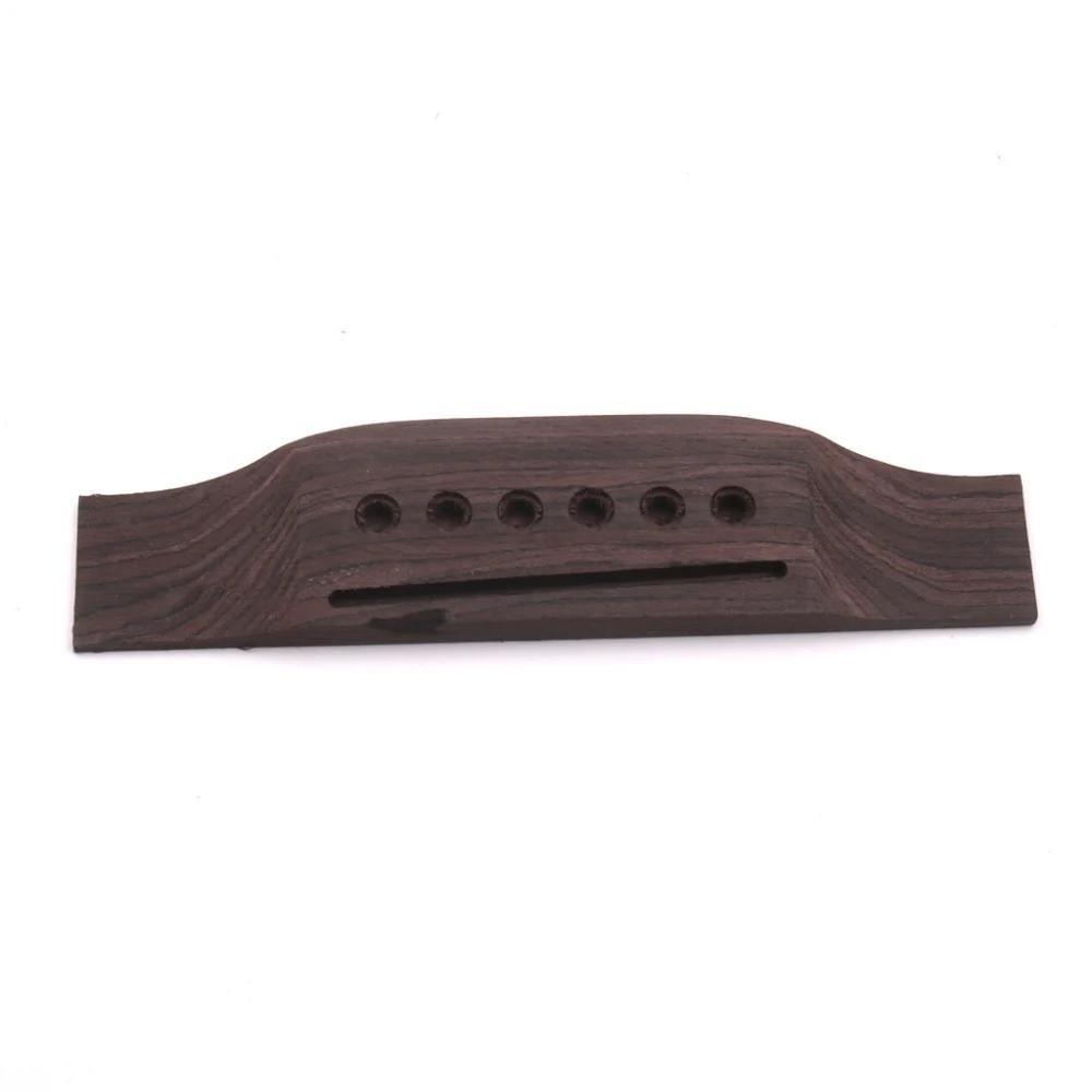 Guitar Parts Rosewood Bridge for Acoustic Guitar Rosewood Wooden Guitar Bridge for Acoustic Guitar Accessories Reddish Brown