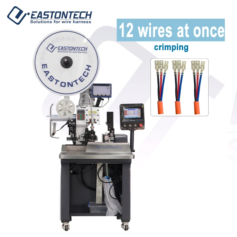 

Multi-core Cable Stripping Crimping Machine EW-5380 Sheathed Cable Stripping and Crimping Machine With Sort Out Cable